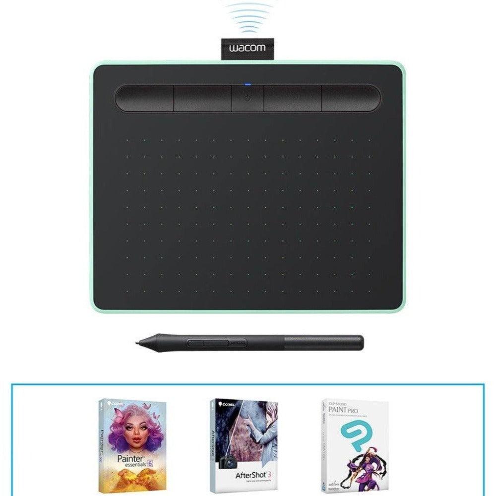 Tableta Gráfica Wacom Intuos Pen S Green con Bluetooth - PERU DATA