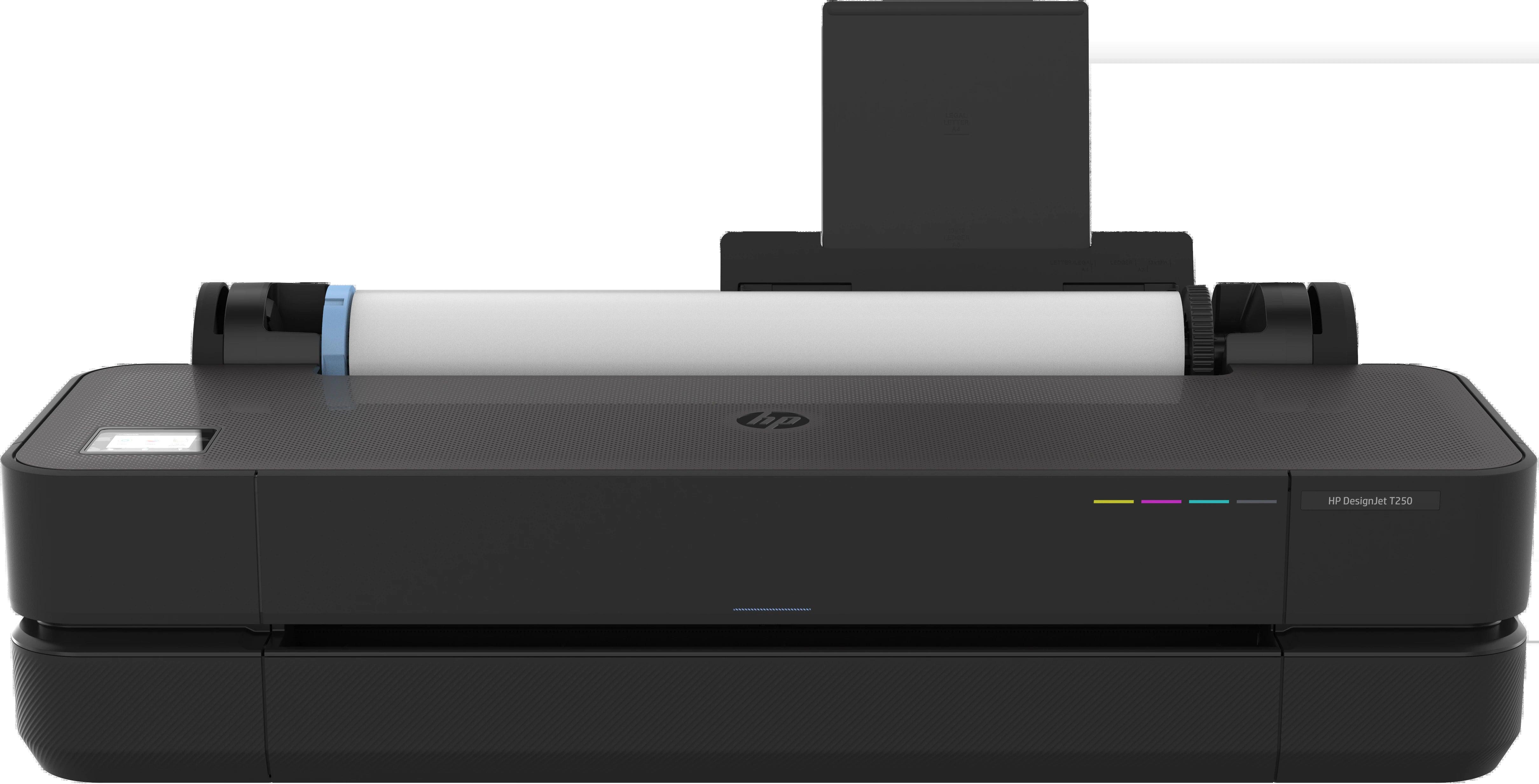 Plotter HP DesignJet T250, 24", A1, LAN, USB, WiFi (5HB06D) Imagen principal del producto