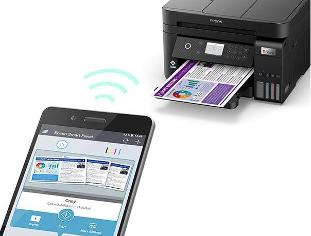 Impresora Mult. Epson L6270, USB, WiFi, LAN, Dúplex, ADF, 1Y (C11CJ61303)