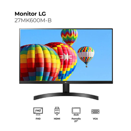 Monitor LG 27MK600M-B 27",IPS, FullHD, VGA/HDMI 1081