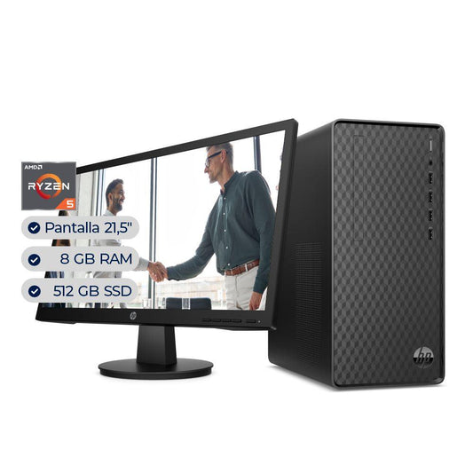 PC HP M01 F2004lam con procesador amd ryzen 5 1000