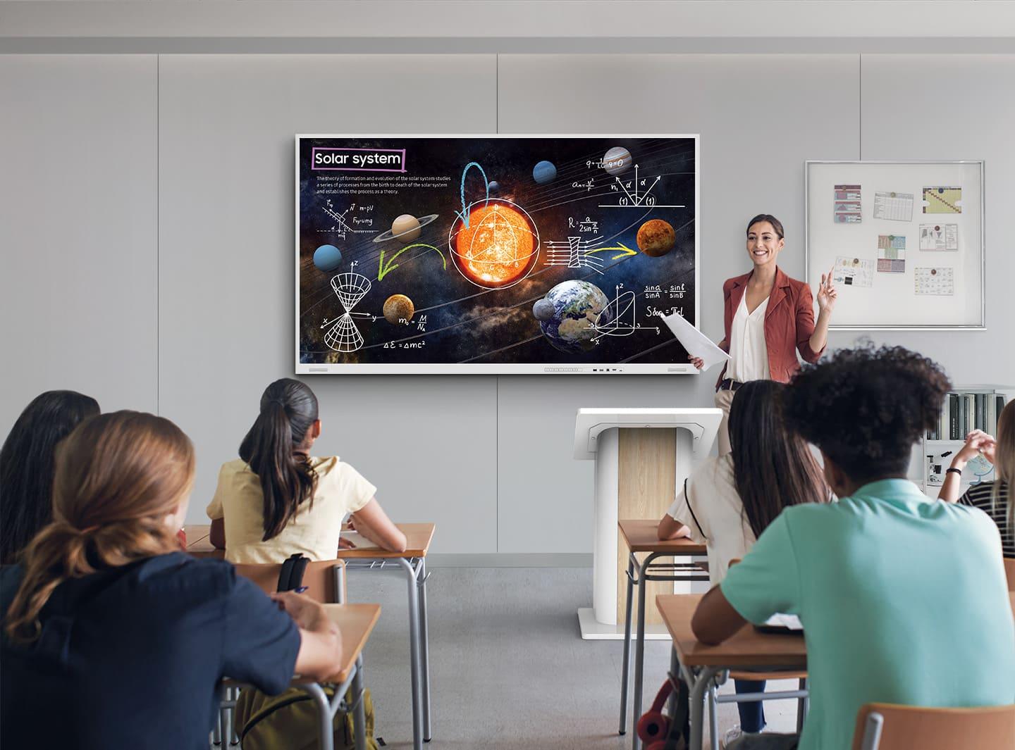 Pantalla Interactiva Samsung WM75B, 75", UHD, ADS, Touch IR, 3Y (LH75WMBWLGCXZA)
