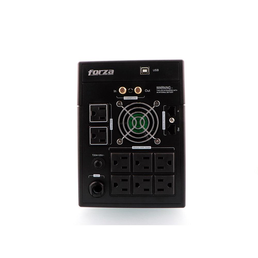 UPS Interactivo Forza, FX-2200LCD-U 1500VA, 1200W, 8Tomas.2