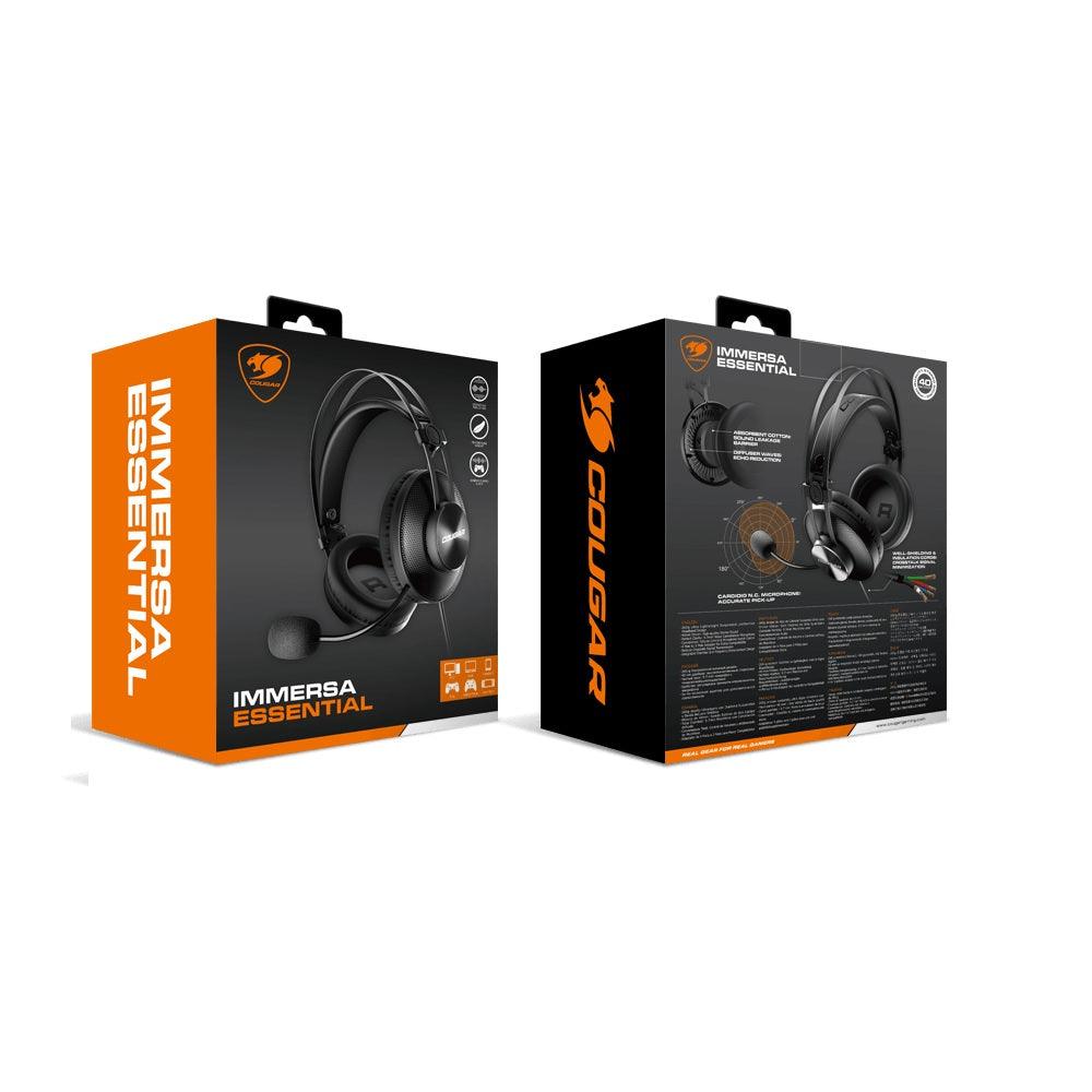 Audifono-Gamer-Cougar-Inmersa-essential-Negro