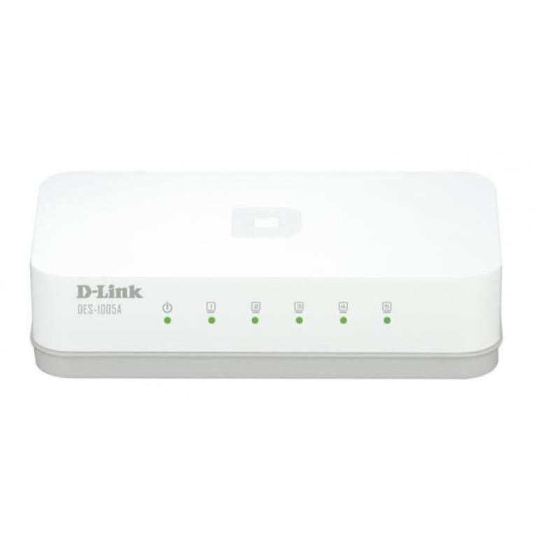 Switch D-LINK DES-1005A, 5 RJ-45 10/100 MBPS - PERU DATA Imagen principal del producto