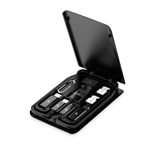 Adaptador Xtech XTC-570 USB C A USB A, micro USB, lightning