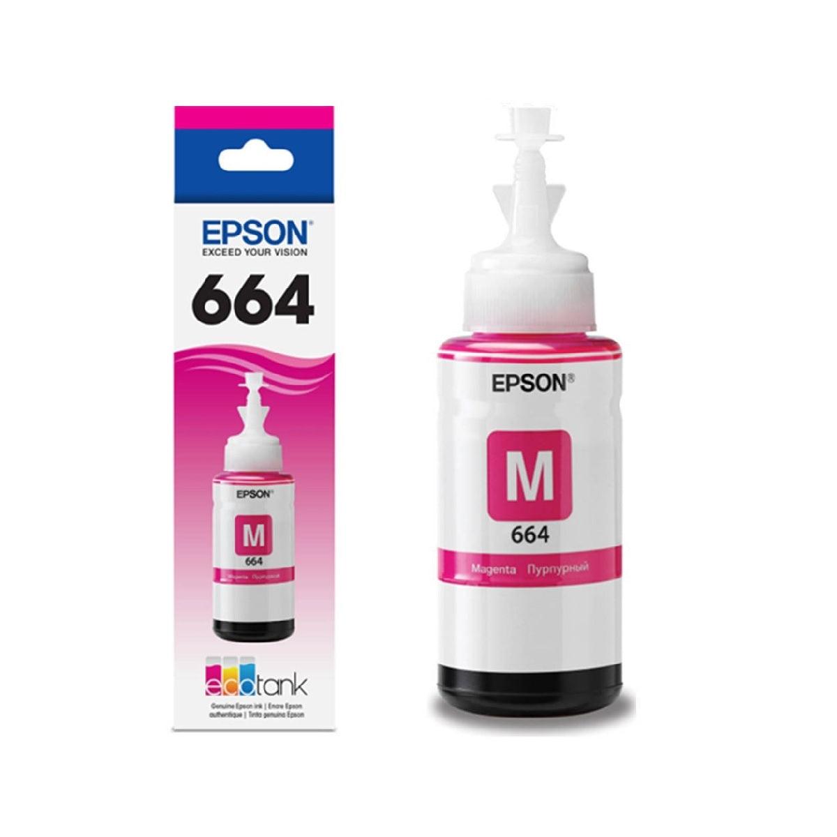 Tinta EPSON 664 - Sistema continuo, Magenta - PERU DATA