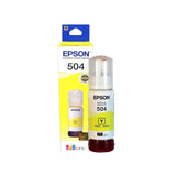 Tinta EPSON T504, Sistema Continuo - Amarillo - PERU DATA