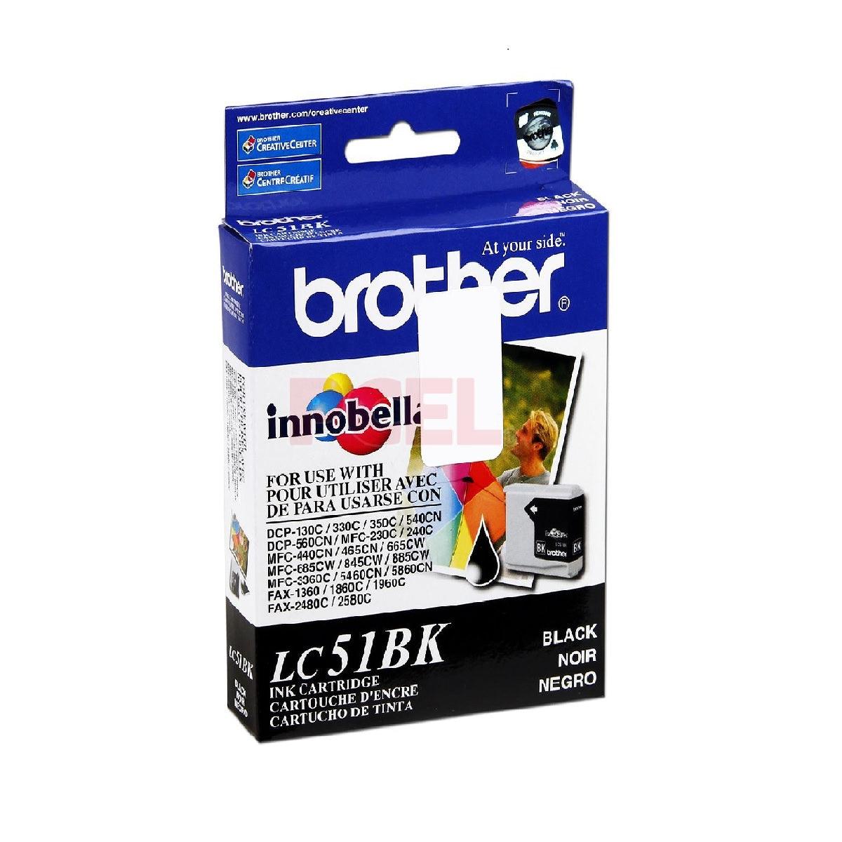 Tinta-BROTHER-LC-51BK-Negro Imagen principal del producto